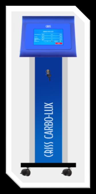 Foto Nazwa Informacja o urządzeniu Cena brutto Leasing CRISS CARBO-OXY, tlenem z butli oraz medycznym laparoskopowym CO2 z certyfikowanej butli (butla CO2 może być wstawiona do środka aparatu).