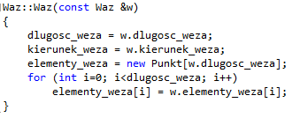 Operator + Rozwiązanie: przekażmy kopię obiektu a nie obiekt, który zaraz zostanie usunięty: W rezultacie tu