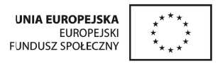 współfinansowanego ze środków Unii Europejskiej w ramach Europejskiego Funduszu Społecznego - Program Operacyjny Kapitał Ludzki 20