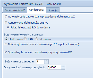 5. Wydawanie Kolektorami 5.1.