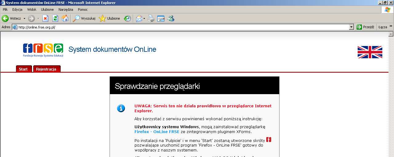 Instrukcja wypełniania i rejestrowania wniosków on-line do wszystkich Akcji programu MłodzieŜ w działaniu Termin składania wniosków do 1 września 2010 roku Etap I.