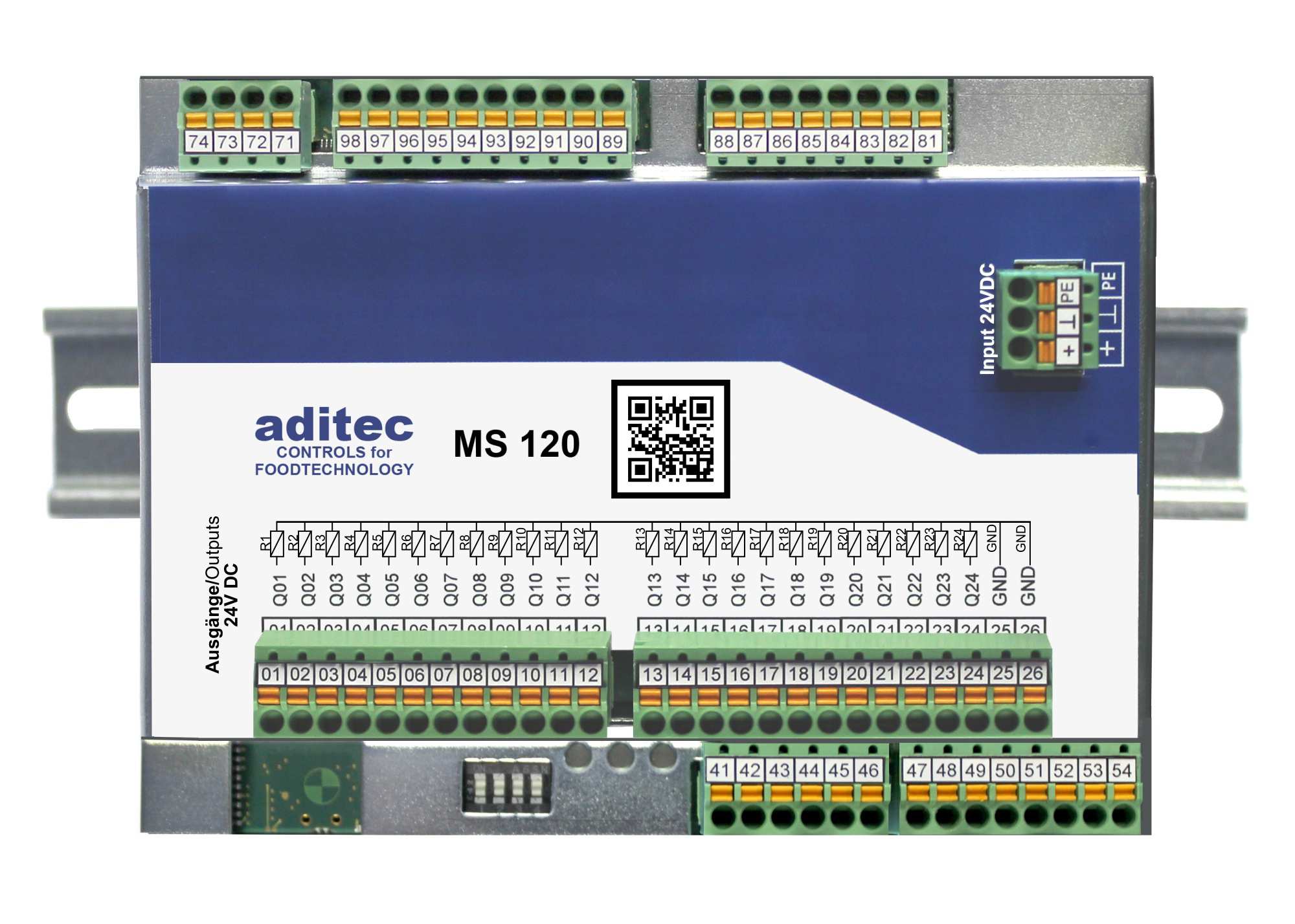 Sterownik aditec MS120 współpracuje z panelami dotykowym aditec TP811/TP1011/TP1211 ( patrz odpowiednia karta katalogowa).