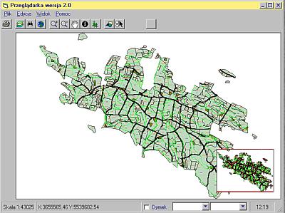 Zalecana przez BULiGL przeglądarka El Mapa posiada podstawowe możliwości GIS, które mogą zostać z powodzeniem wykorzystane na szczeblu nadleśnictwa do redakcji prostych map tematycznych oraz