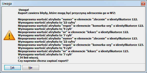 Jeżeli chcemy usunąć pozycje z zestawienia refundacyjnego (nie przekazywać ich w zestawieniu refundacyjnym) możemy skorzystać z przycisku [F8] Usuń.