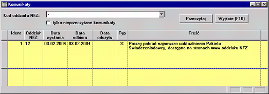 41 Obsługa - kolejki oczekujących Uwaga Operacja scalenia dwóch wpisów do jednego jest nieodwracalna.