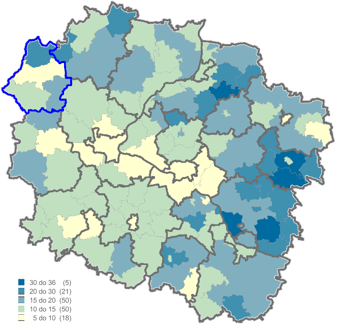 STOWARZYSZENIE NASZA KRAJNA Liczba ludności (os.