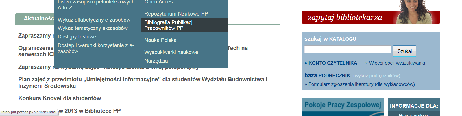 bazie BIBLIO ZALECA SIĘ UśYCIE