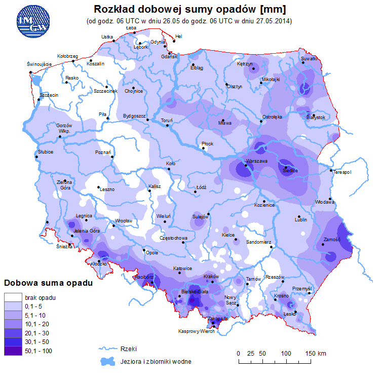 INFORMACJE HYDROLOGICZNO METEOROLOGICZNE źródło :