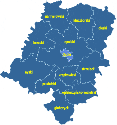 1.2. Ogólna charakterystyka Powiatu Kędzierzyńsko-Kozielskiego Powiat Kędzierzyńsko-Kozielski położony jest w południowo-zachodniej Polsce, w województwie opolskim, zajmuje powierzchnię 625 km 2, co