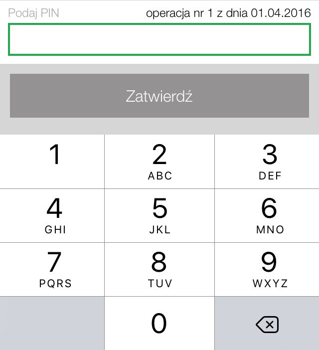 Według opinii użytkowników, autoryzacja transakcji w aplikacji mobilnej, najlepiej aby była potwierdzana PIN-em - tym samym, który jest używany do logowania.
