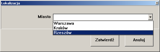 HermesNG MIOD opis modułu 17 HNG_WybierzParametr wyświetlenie okna, w którym uŝytkownik będzie miał moŝliwość wskazania odpowiedniego parametru.