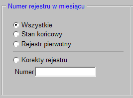 Dostępne są następujące kryteria: a) Słownik Stan słownika na dzień z jaką datą ma być brane pod uwagę słowniki systemu b) Jednostki Podmiot umożliwia wybranie podmiotu, dla którego ma zostać