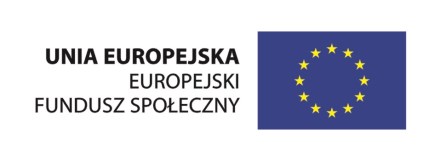Projekt innowacyjny współfinansowany przez Unię Europejską ze środków Europejskiego Funduszu Społecznego Instrukcja