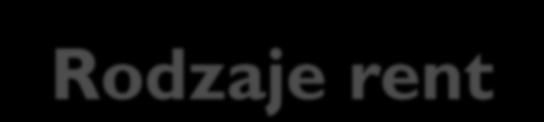 Rodzaje rent Renta stała przysługuje ubezpieczonemu, którego niezdolność do pracy została uznana za trwałą. Renta okresowa przysługuje - jeśli niezdolność do pracy ma charakter czasowy.