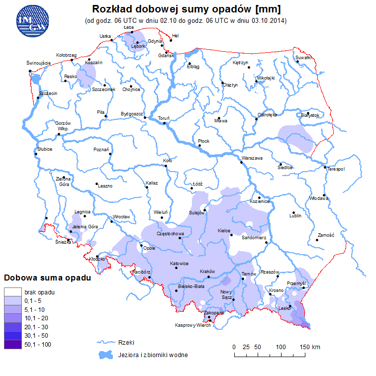 INFORMACJE HYDROLOGICZNO METEOROLOGICZNE źródło: