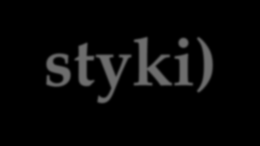 Połączenia szyn (styki) Izolowane złącza łubkowe dzielą toki szynowe na odcinki niezależne elektrycznie Stosowane są na liniach zelektryfikowanych