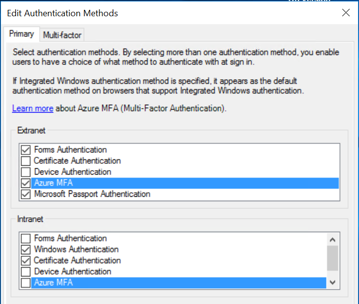 Azure MFA o Logowanie kodem aplikacją rozmową