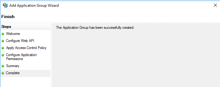 Application Groups 2012 R2 Add-AdfsClient, Add-AdfsRelyingPartyTrust