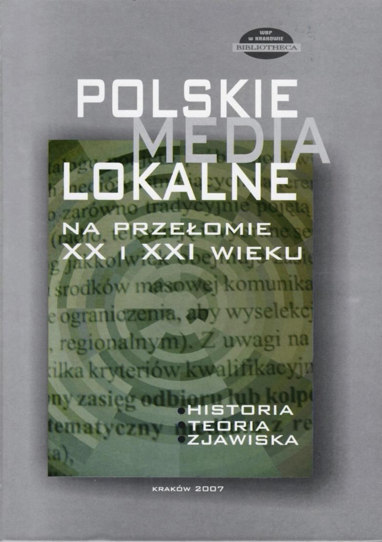 Kolasa Wojewódzka Biblioteka Publiczna w Krakowie Komisja Prasoznawcza Polskiej Akademii