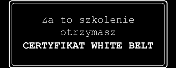 Six Sigma White Belt - Wprowadzenie do Six Sigma 16 czerwca 2016, Warszawa 27 września 2016, Wrocław Akademia Białego Kruka Sp. z o.o. ul.