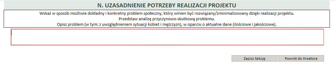 M. MOŻLIWOŚĆ ODZYSKANIA VAT M.1. Możliwość odzyskania VAT w projekcie Pole obowiązkowe do wypełnienia. Pole odnosi się do całego projektu.