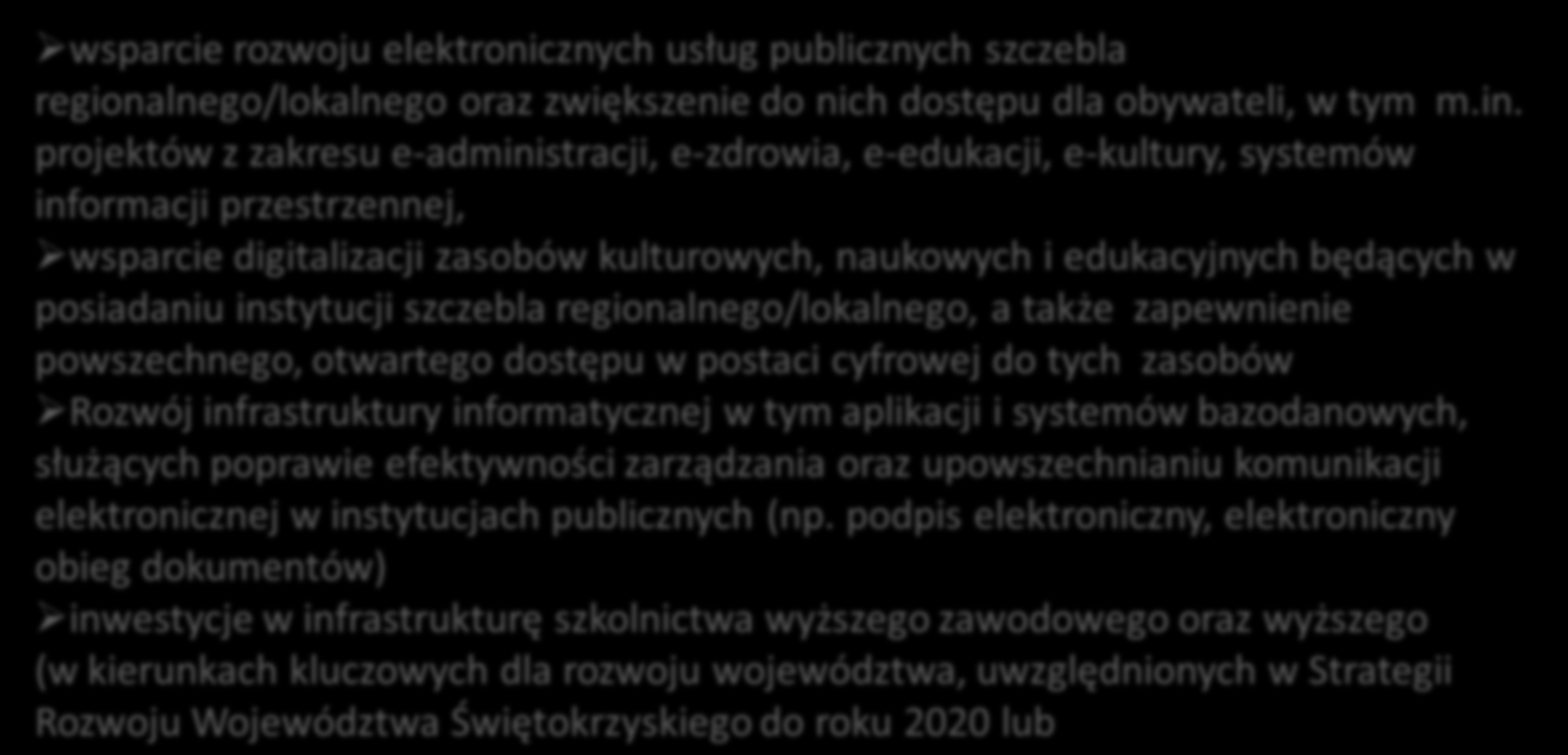 Regionalny Program Operacyjny OŚ priorytetowa 7.