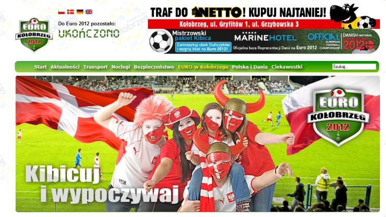 EURO 2012 w Kołobrzegu Szereg działań promocyjnych w Polsce i Skandynawii Ekwiwalent 4