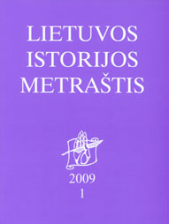 2009, in: Lietuvos Istorijos Metraštis, 2012, 2, S. 153-166, http://recensio.