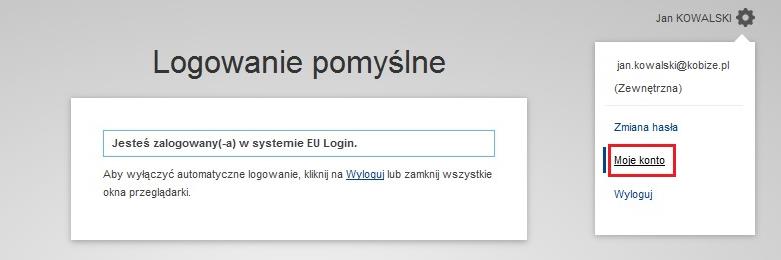 Jeżeli proces zakończy się prawidłowo, zostanie to potwierdzone komunikatem informującym o poprawnym usunięciu starego numeru telefonu komórkowego: UWAGA Usunięcie poprzedniego numeru telefonu