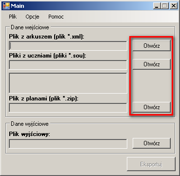 1. Uruchomienie programu W celu uruchomienia programu wystarczy dwukrotnie kliknąd w ikonkę programu. 2. Przygotowanie pliku importowego (konwersja plików z danymi) Krok 1.