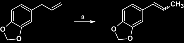 2.9 Otrzymywanie (Z + E)-izosafrolu ((Z + E)-3,4-metylenodioksy-1-(1- propenylo)benzenu).