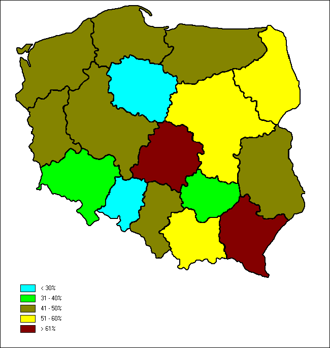 WG Regionalne zróżnicowanie