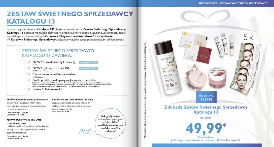 ZESTAW NOWOŚCI KATALOGU Teraz, po raz pierwszy, oferujemy specjalny Zestaw świetnego