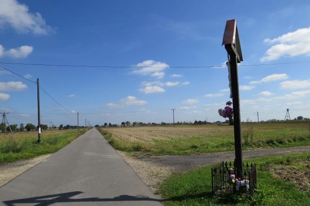 6 Lokalizacja: dojazd do wsi Napłatki, odbicie od drogi Pawonków Lisowice (DK 46) Opis: nowa droga asfaltowa, szerokość pasa drogowego 4m, a poboczy: strona prawa północno-zachodnia 1,7m, a lewa