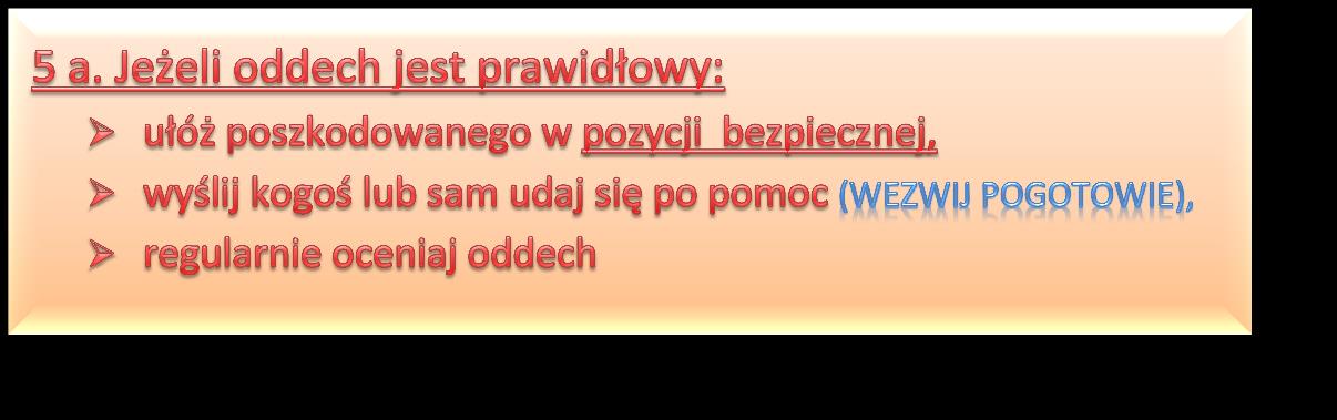 wyślij kogoś po pomoc, a jeżeli jesteś sam, zostaw poszkodowanego i wezwij pogotowie, wróć i rozpocznij uciskanie klatki piersiowej zgodnie z poniższym opisem: uklęknij obok poszkodowanego, ułóż