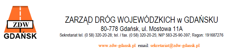 PROJEKT WYKONAWCZY Temat opracowania: Poprawa bezpieczeństwa na drodze wojewódzkiej nr 501 w m. Krynica Morska przebudowa skrzyżowania ul.