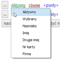 Dostosowanie filtru do własnych potrzeb. W przypadku gdy dwa warunki dla nas to za mało lub chcemy zmienić słowo kluczowe zawsze możemy dostosować filtr do własnych potrzeb.