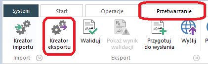 14 W powyższej tabeli powinniśmy przede wszystkim wybrać z rozwijanego menu SCHEMAT, czyli rodzaj pliku JPK, który chcemy wygenerować.