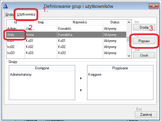 Przygotowanie programu WF-FaKir do współpracy z WAPRO JPK 3 Zanim utworzysz pierwszy plik JPK w aplikacji WAPRO JPK, najpierw musisz przygotować program WF-FaKir. W tym celu: A.