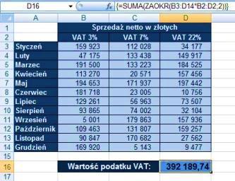 Formuła musi się zaczynać od znaku równości (=).