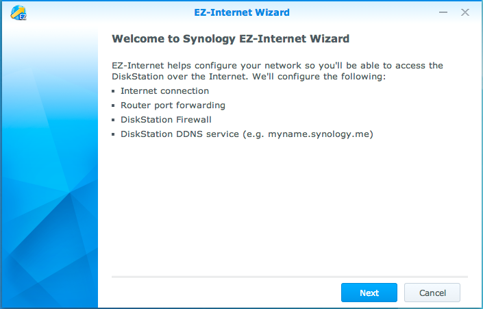 R o zdział Uzyskiwanie dostępu do serwera Rozdział 7: Synology NAS przez Internet Dzięki możliwości nawiązania połączenia z serwerem Synology NAS przez Internet można korzystać z jego usług zawsze i