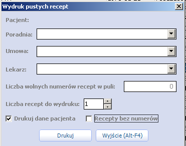 6 2.3. Rejestracja numeru recepty 22-cyfrowej W aplikacji mmedica w wersji 3.2.2, zostały wprowadzone dwa mechanizmy: a) Rejestracja Recept 22- cyfrowych na pacjenta poprzez przycisk: Rejestruj Kupon