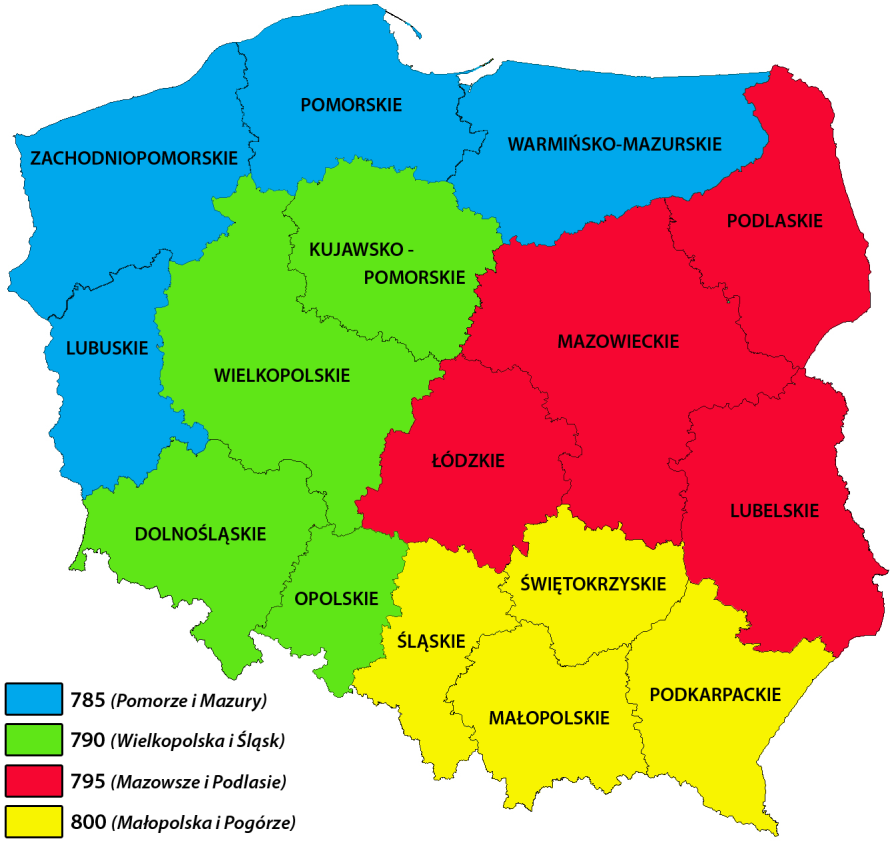 Dla potrzeb wyłonienia jednorodnych regionów posłużono się 7 parametrami statystycznymi opisującymi efekty i potencjał produkcyjny gospodarstw rolnych: 1.