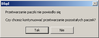 W elementach przetworzonych domyślnie ustawiony jest filtr, pokazujący wiadomości przetworzone w ciągu ostatniego miesiąca. 5.4.6.