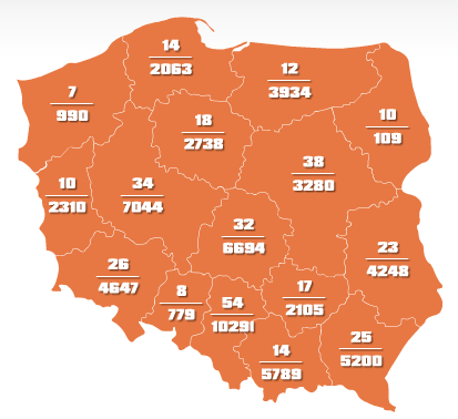 Szkoły uczestniczące w programie Otwarta firma