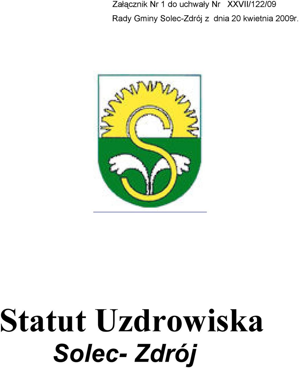 Solec-Zdrój z dnia 20 kwietnia