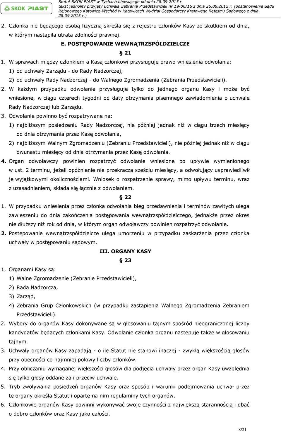Przedstawicieli). 2.