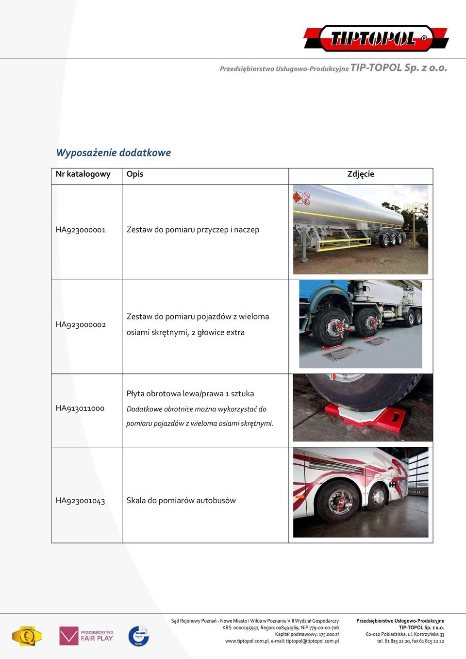 extra HA913011000 Płyta obrotowa lewa/prawa 1 sztuka Dodatkowe obrotnice można