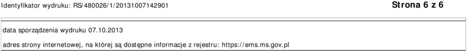 2013 adres strony internetowej, na