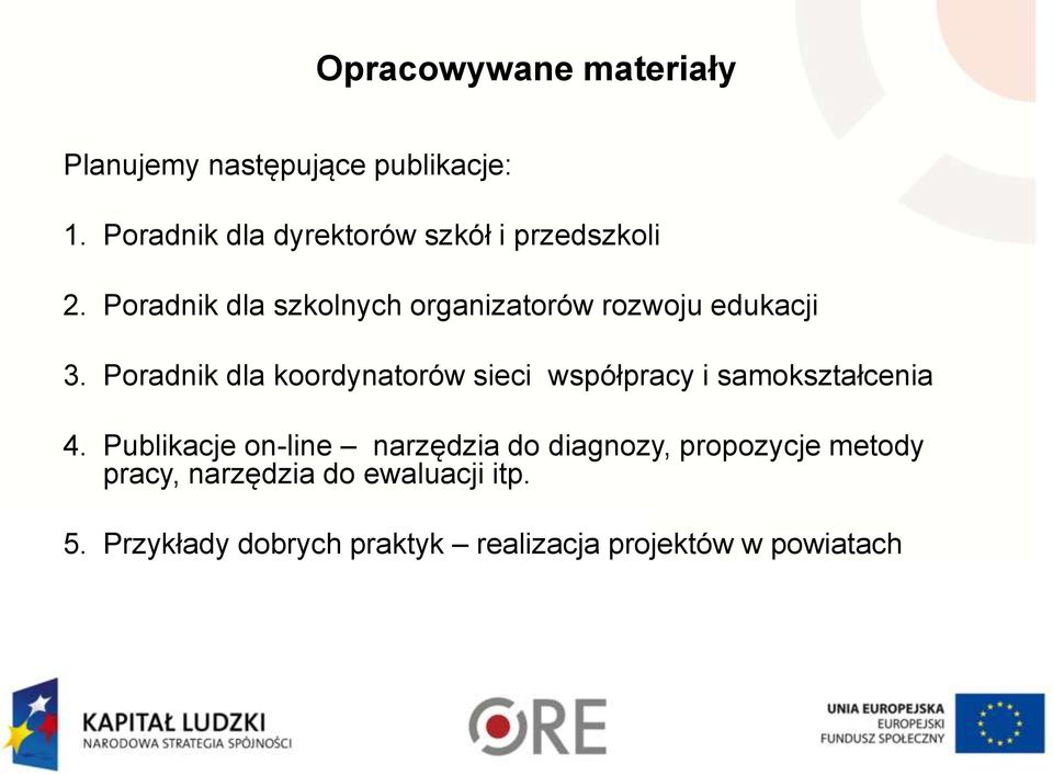 Poradnik dla szkolnych organizatorów rozwoju edukacji 3.